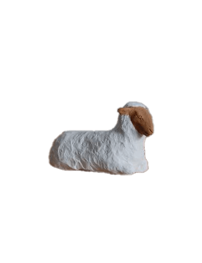 Mouton pour Crèche 20cm polychrome- Pierreline