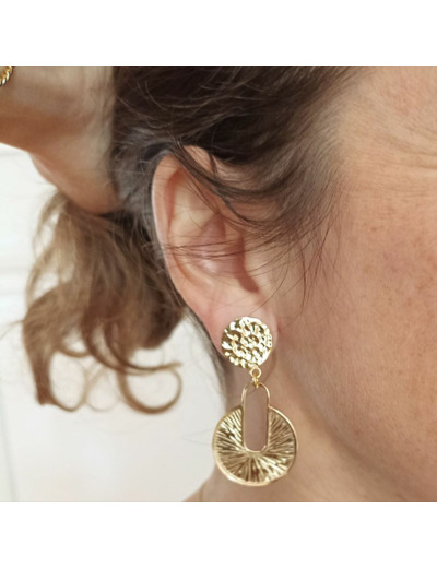 Boucles d'oreilles Briac à clip