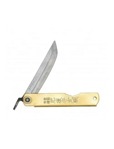 Higonokami Ken-Gata style sabre laiton | couteau pliant