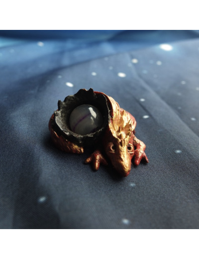 Figurine "BB Dragon" et sa jolie pierre