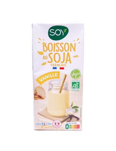 Boisson de Soja  Arôme Vanille Bio 1L