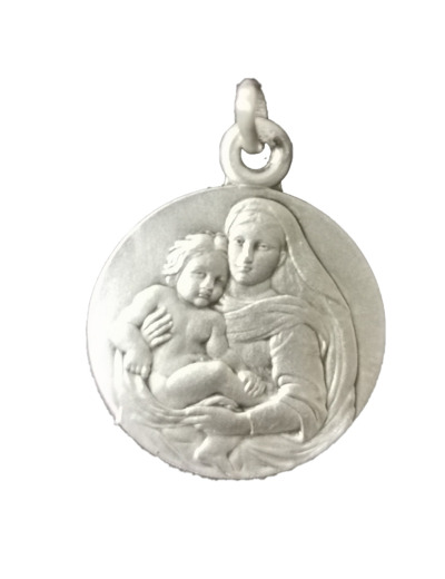 Médaille 18mm en Argent 925 - VIERGE REVILLON