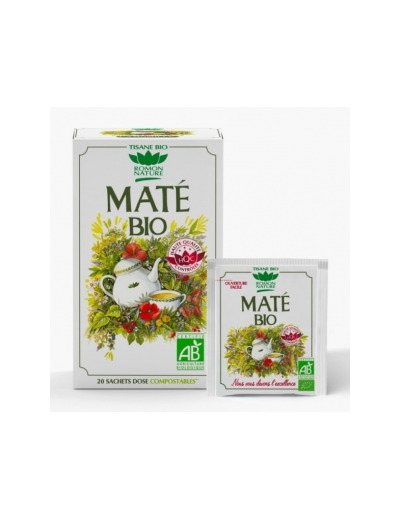 Tisane Maté bio 20 sachets