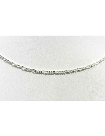 Chaîne en Argent 925 - 50cm- Maille INTERCALEE