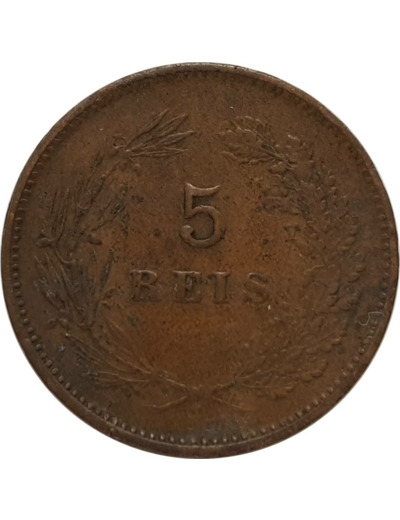 PORTUGAL 5 REIS 1904 TTB (W530)