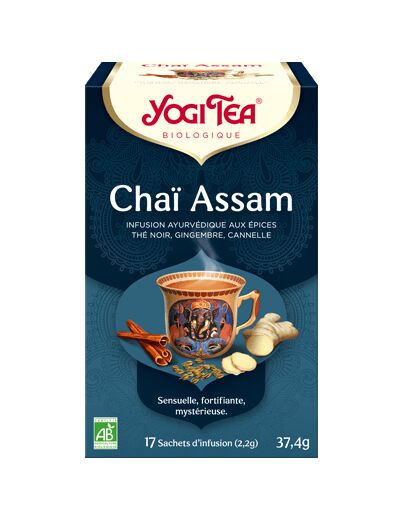 Infusion Chaï assam Bio-17 sachets-Yogi Tea