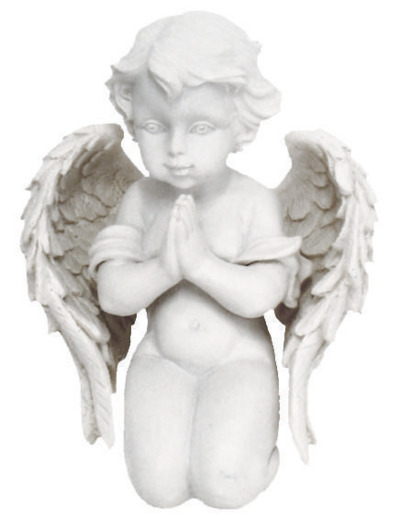 Statue en Résine 8cm - ANGE PRIANT