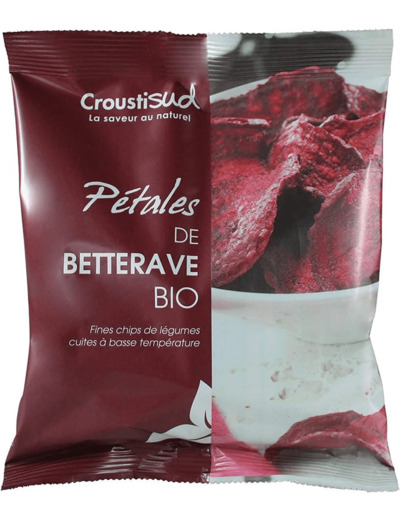 CHIPS PETALES DE BETTERAVE 70G CROUSTISUD