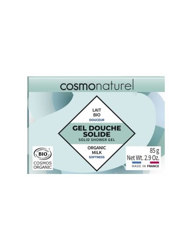 Gel douche solide Douceur de lait bio 85g