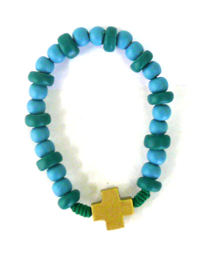 Bracelet doré turquoise D5cm