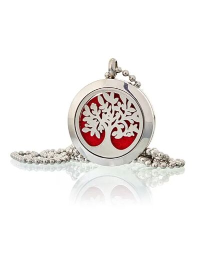 Collier Diffuseur Aromathérapie – Arbre de Vie 30mm