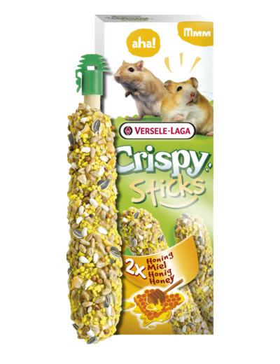 Crispy Sticks au miel pour hamsters & gerbille - 2x55g