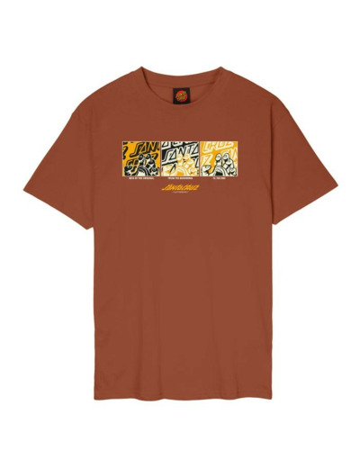 Tee Shirt SANTA CRUZ Handled Front Baked Clay