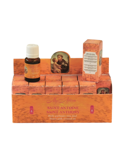 Flacon d'Huile Parfumée 10ml Saint Antoine/Rose Miel