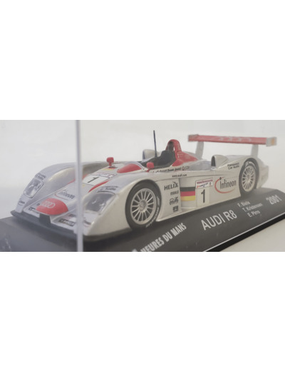 AUDI R8 2001 24 HEURES DU MANS 1/43 BOITE D'ORIGINE