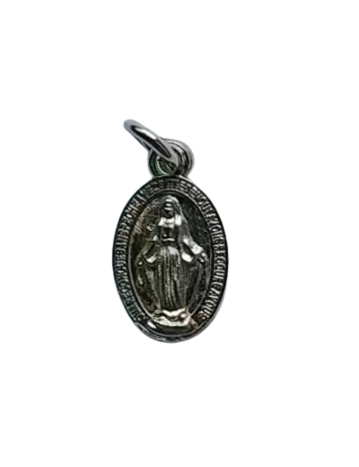 Médaille 11mm en Métal Argenté - MIRACULEUSE