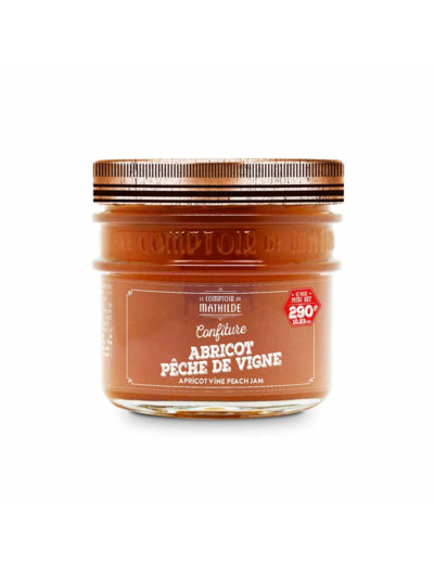 Confiture Abricot Pêche de Vigne 290G