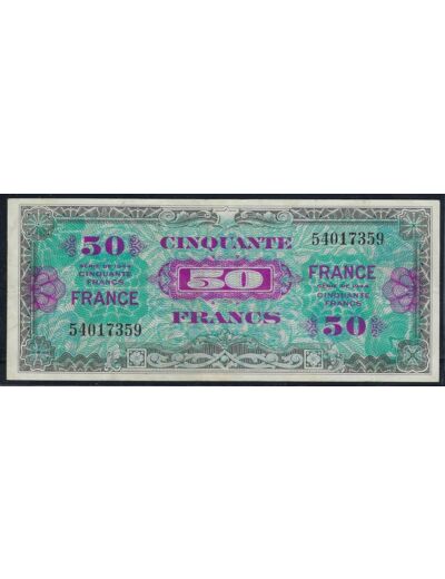 FRANCE 50 FRANCS Type FRANCE 1945 SANS SERIE TB+ 359