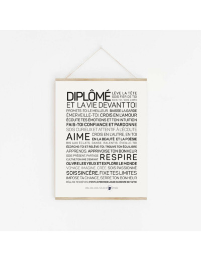 Carte Diplômé (homme)) - Les Mots à l'affiche