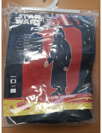 COSTUME STAR WARS KYLO REN TAILLE 5/6 ANS