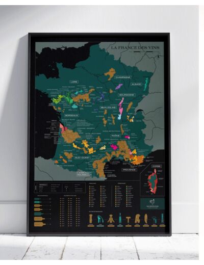 La carte des vins à gratter