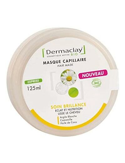 Masque Soin Brillance Bio-125 ml-Dermaclay