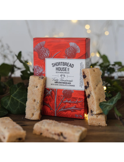 Shortbreads d'Edinburgh orange-chocolat