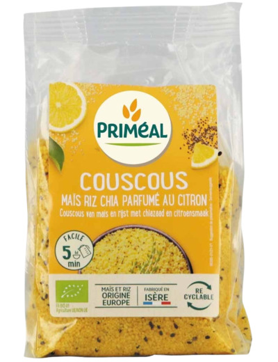 Couscous Bio Maïs, Riz, Chia Citron-300g-Priméal