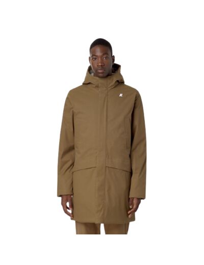 Parka K-WAY Jarno Twill Marmotta Brown-Beige