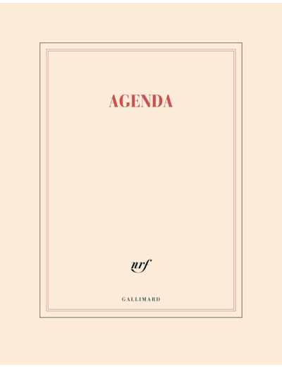 AGENDA LITTERAIRE SEPT. 2024-DEC. 2025 (PAPETERIE)