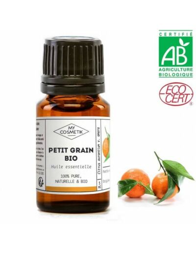 Huile essentielle de Petit Grain bigarade BIO (AB) - 10ml - My Cosmetik