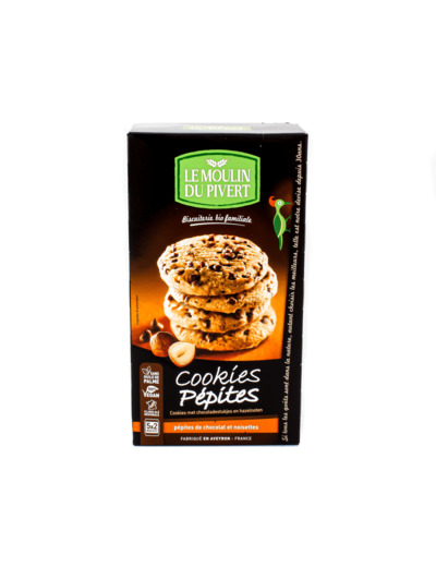 Cookies Pépites Chocolat Noisettes Bio 175g