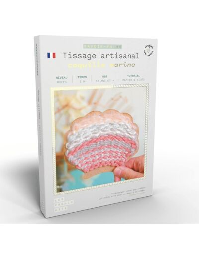 French Kits Les Tissage contemporain - Coquille marine