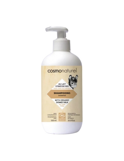 Shampoing au lait d'ânesse + HE 500ml