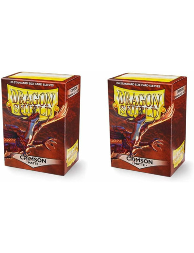 Dragon Shield Matte : Crimson