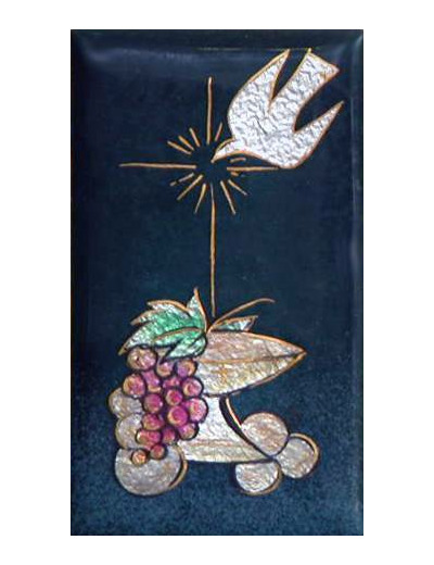Calice et raisin 7X4cm - EMAUX DU LIBAN