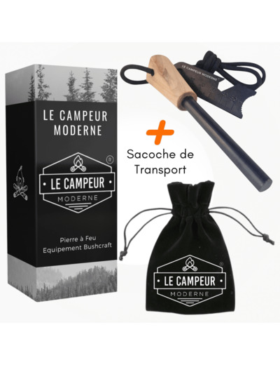 Pierre à feu de survie Le Campeur Moderne |