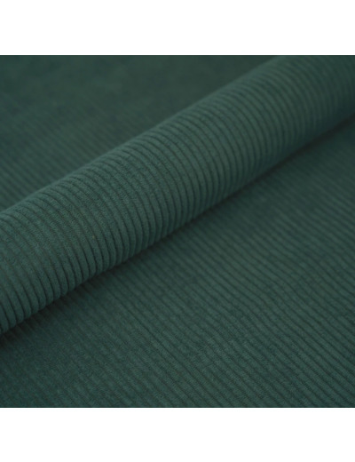 Velours cotelé cord vert anglais 205.21 laize 142cm 45000 tours