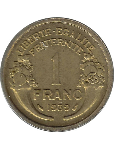 FRANCE 1 FRANC MORLON 1939 SUP-