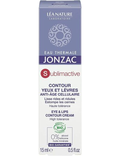 Contour yeux levres soin anti âge 15ml Jonzac - Sublimactive