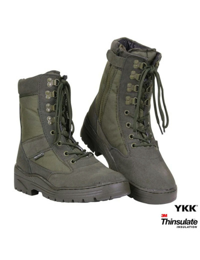 Chaussures rangers tactiques zippées – Déstockage second choix 24,95€