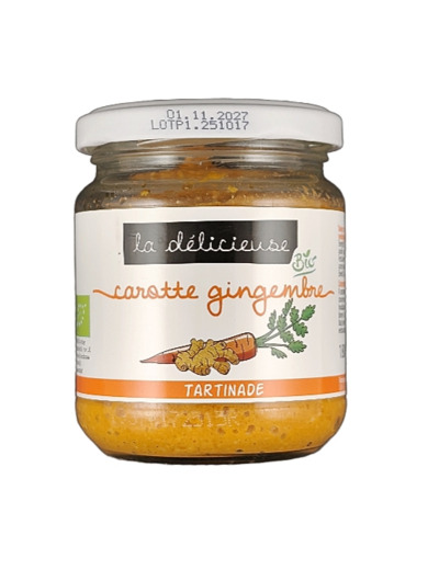 Tartinade Carotte Gingembre 180g Bio