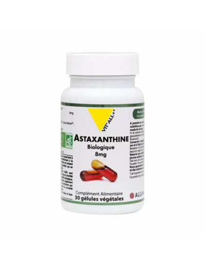 Astaxanthine Bio-8mg-30 gélules-Vit'all+