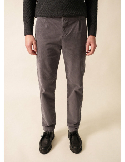 Pantalon en velours Auguste coupe droite