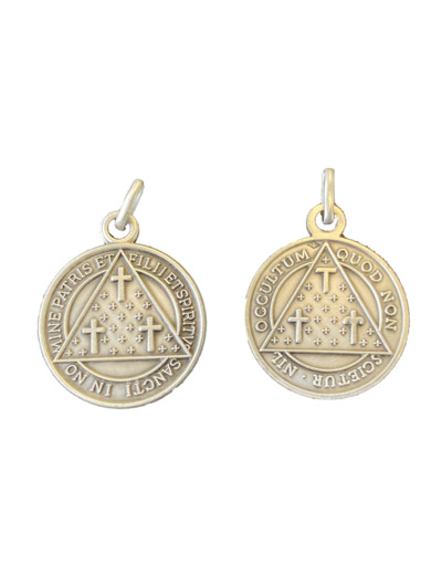 Médaille 23mm en Argent 925 - Mystérieuse