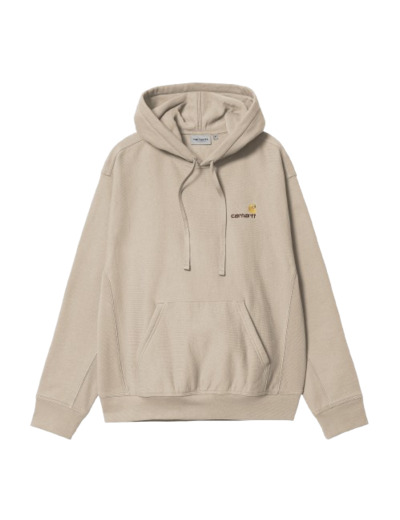 Sweat Capuche CARHARTT WIP American Script Fleur De Sel