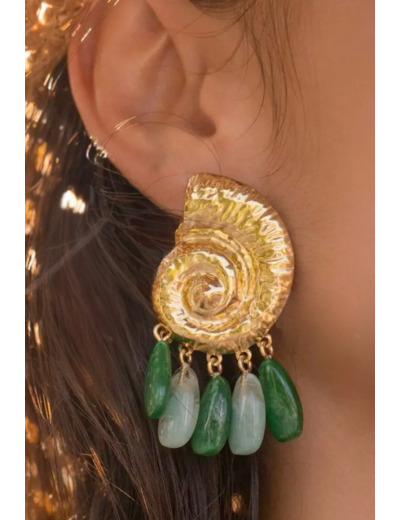 Boucles coquillage
