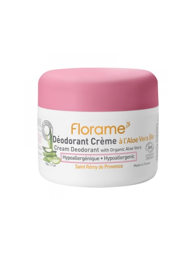 Déodorant crème à l'aloe Vera Bio 50g