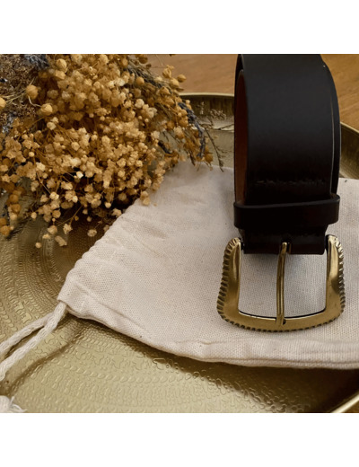 Ceinture en cuir Marron