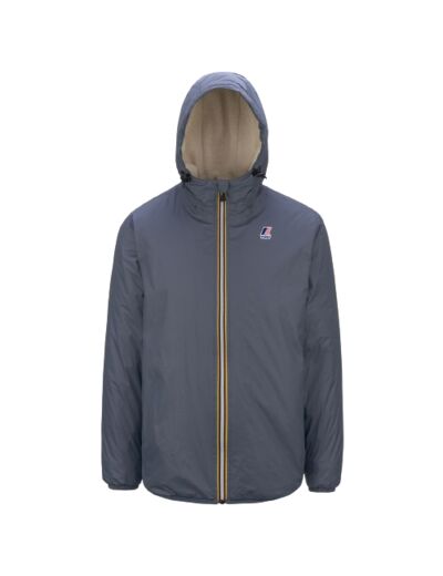 Blouson K-WAY Claude Orsetto Grey Blue Avio